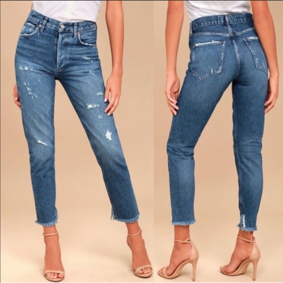 Agolde Denim - AGOLDE Jamie Feel Good High Rise  Rise Jeans 24